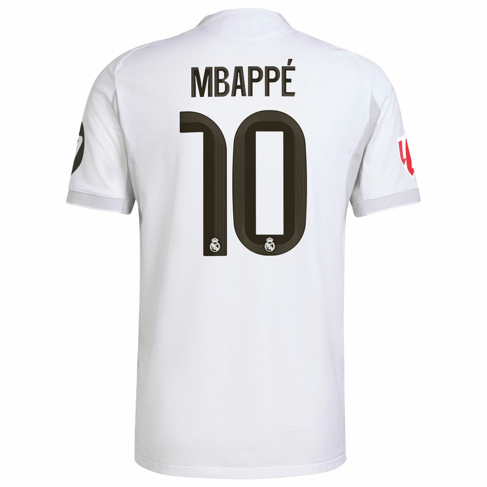 Adidas Kylian Mbappé Real Madrid 2025/26 Home Player Jerseys - White