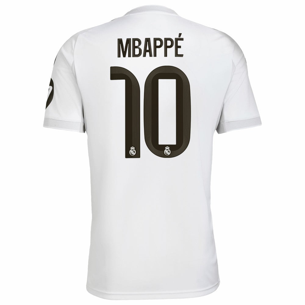 Adidas Kylian Mbappé Real Madrid 2025/26 Home Replica Player Jerseys - White