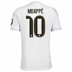 Adidas Kylian Mbappé Real Madrid 2025/26 Home Replica Player Jerseys - White