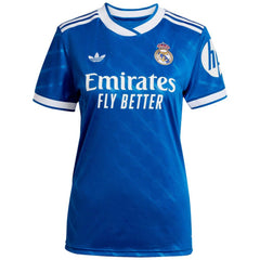 Adidas Kylian Mbappé Real Madrid Women's 2025/26 Third Replica Player Jerseys - Blue