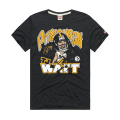 T.J. Watt Pittsburgh Steelers Homage Unisex Caricature Player Graphic Tri-Blend T-Shirt Charcoal - NFL