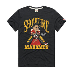 Patrick Mahomes Kansas City Chiefs Homage Unisex Caricature Player Graphic Tri-Blend T-Shirt Charcoal - NFL