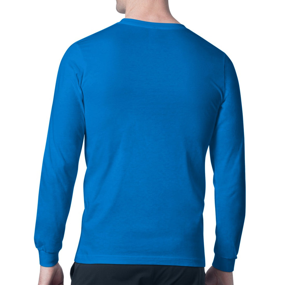 Detroit Lions Starter Team Track Graphic Long Sleeve T-Shirt Blue - NFL