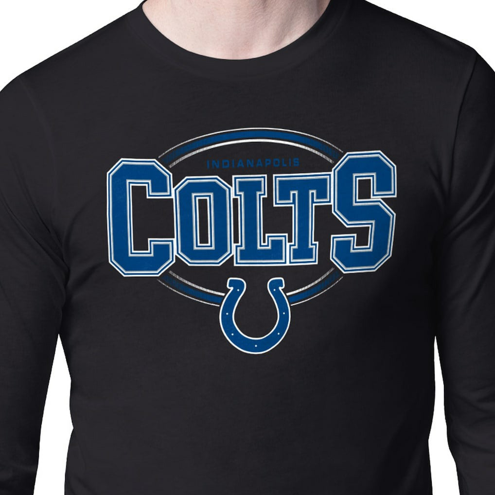 Indianapolis Colts Starter Team Track Graphic Long Sleeve T-Shirt Black - NFL