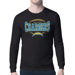 Los Angeles Chargers Starter Team Track Graphic Long Sleeve T-Shirt Black - NFL