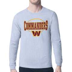 Washington Commanders Starter Team Track Graphic Long Sleeve T-Shirt Heather Gray - NFL