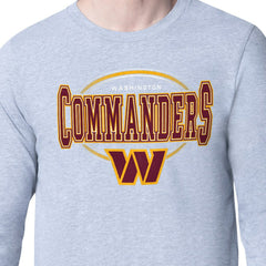 Washington Commanders Starter Team Track Graphic Long Sleeve T-Shirt Heather Gray - NFL