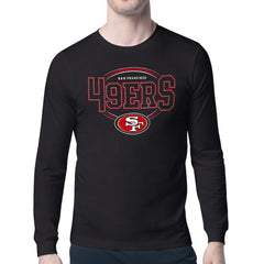 San Francisco 49ers Starter Team Track Graphic Long Sleeve T-Shirt Black - NFL