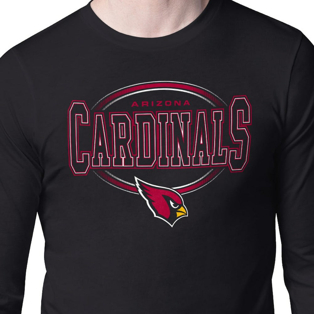 Arizona Cardinals Starter Team Track Graphic Long Sleeve T-Shirt Black - NFL
