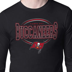 Tampa Bay Buccaneers Starter Team Track Graphic Long Sleeve T-Shirt Black - NFL