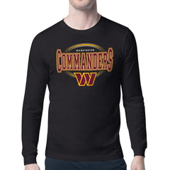 Washington Commanders Starter Team Track Graphic Long Sleeve T-Shirt Black - NFL