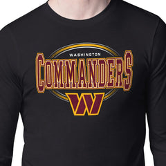 Washington Commanders Starter Team Track Graphic Long Sleeve T-Shirt Black - NFL