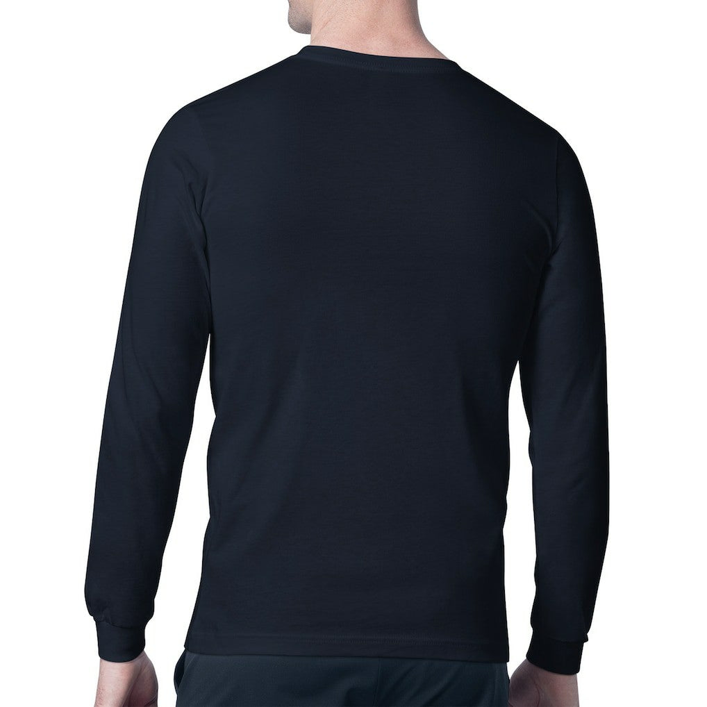 New England Patriots Starter Team Track Graphic Long Sleeve T-Shirt Navy - NFL