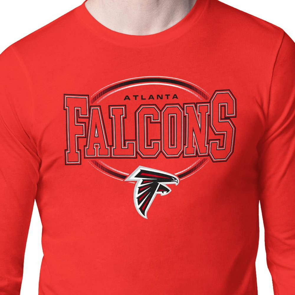 Atlanta Falcons Starter Team Track Graphic Long Sleeve T-Shirt Red - NFL