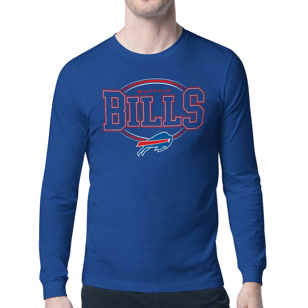Buffalo Bills Starter Team Track Graphic Long Sleeve T-Shirt Royal - NFL