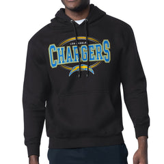 Los Angeles Chargers Starter Team Track Graphic Pullover Hoodie Black - NFL