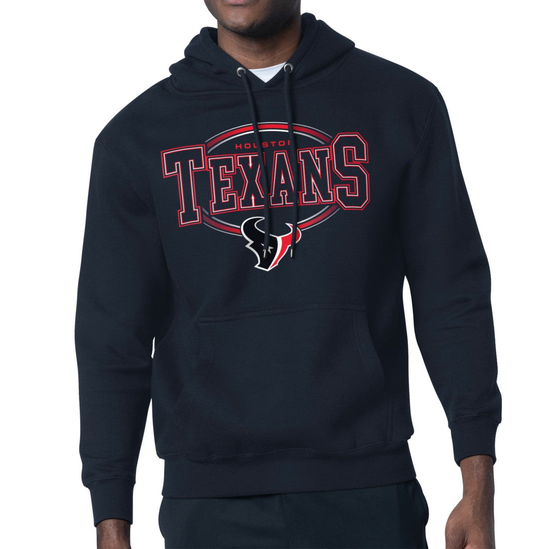 Houston Texans Starter Team Track Graphic Pullover Hoodie Navy - NFL