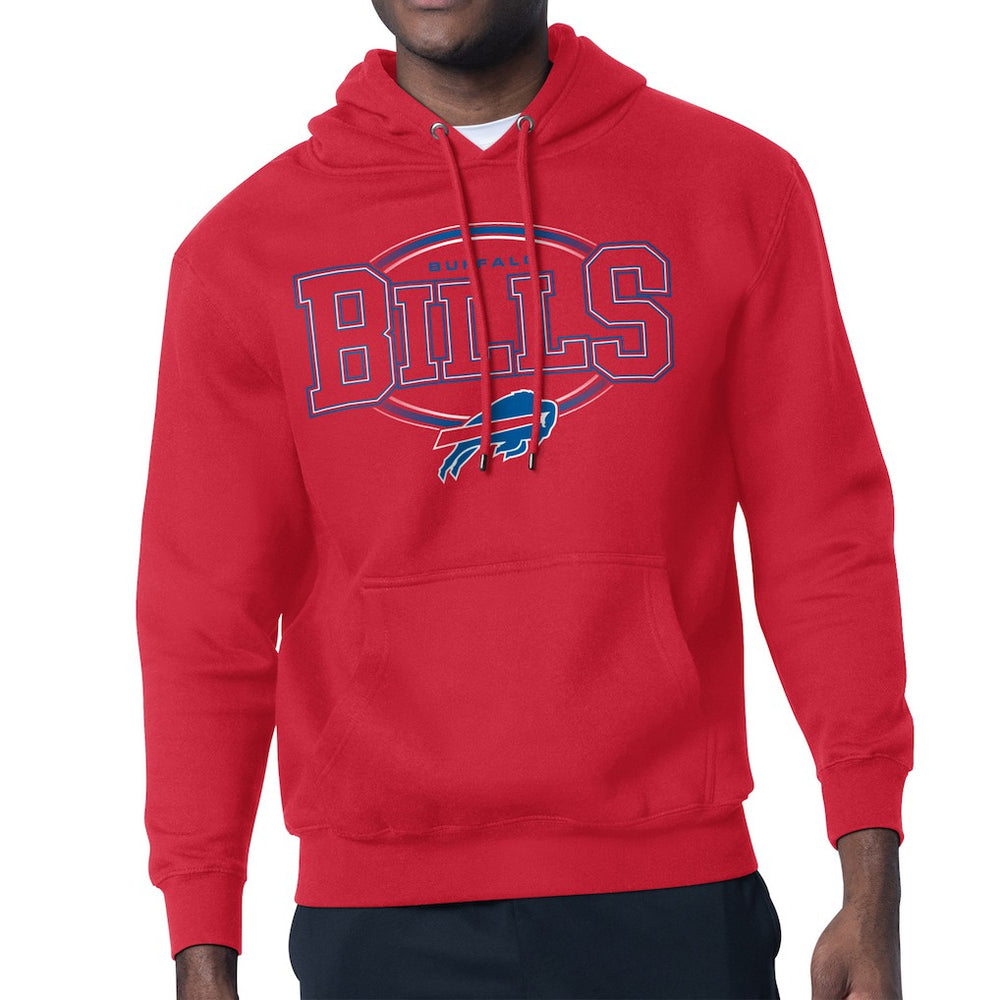 Buffalo Bills Starter Team Track Graphic Pullover Hoodie Red - NFL