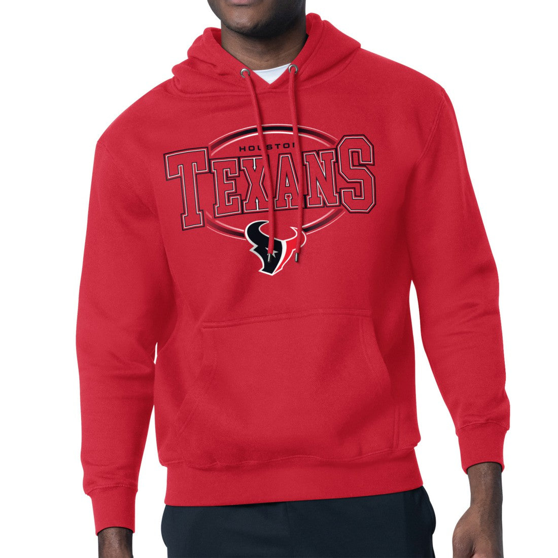 Houston Texans Starter Team Track Graphic Pullover Hoodie Red - NFL