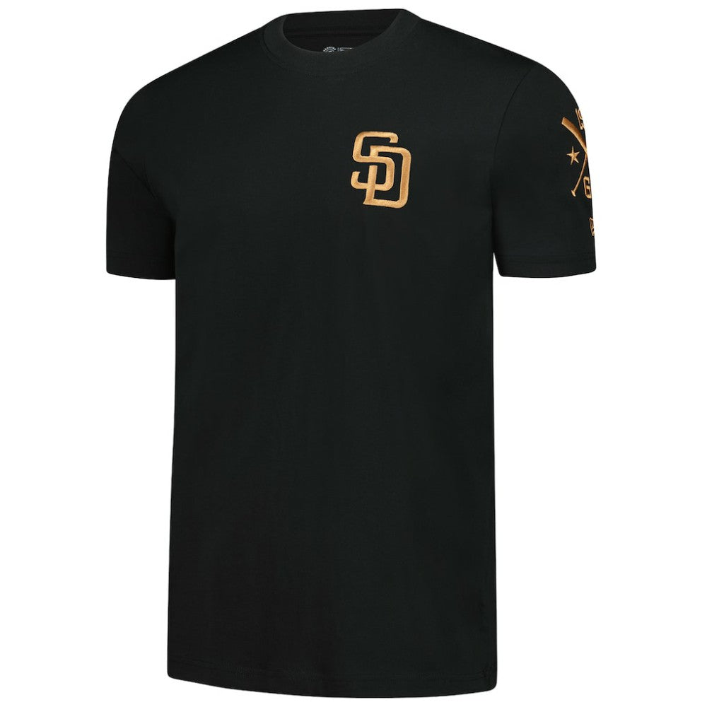 San Diego Padres New Era Bronze Logo with Cross Bats Established T-Shirt Online
