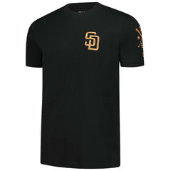 San Diego Padres New Era Bronze Logo with Cross Bats Established T-Shirt Online