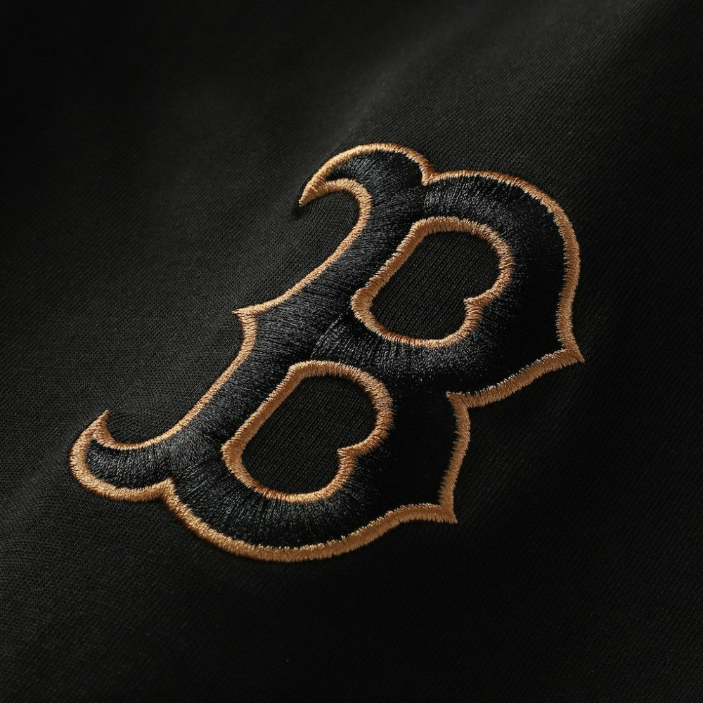 Boston Red Sox New Era Bronze Logo with Cross Bats Established T-Shirt Clearance