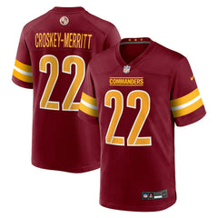 Jacory Croskey-Merritt Washington Commanders Team Game Jersey Burgundy - Nike