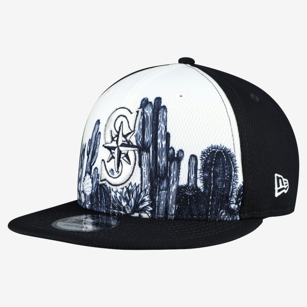 Seattle Mariners New Era 2026 Spring Training Fan Pack Grow 9FIFTY Snapback Hat Lifestyle