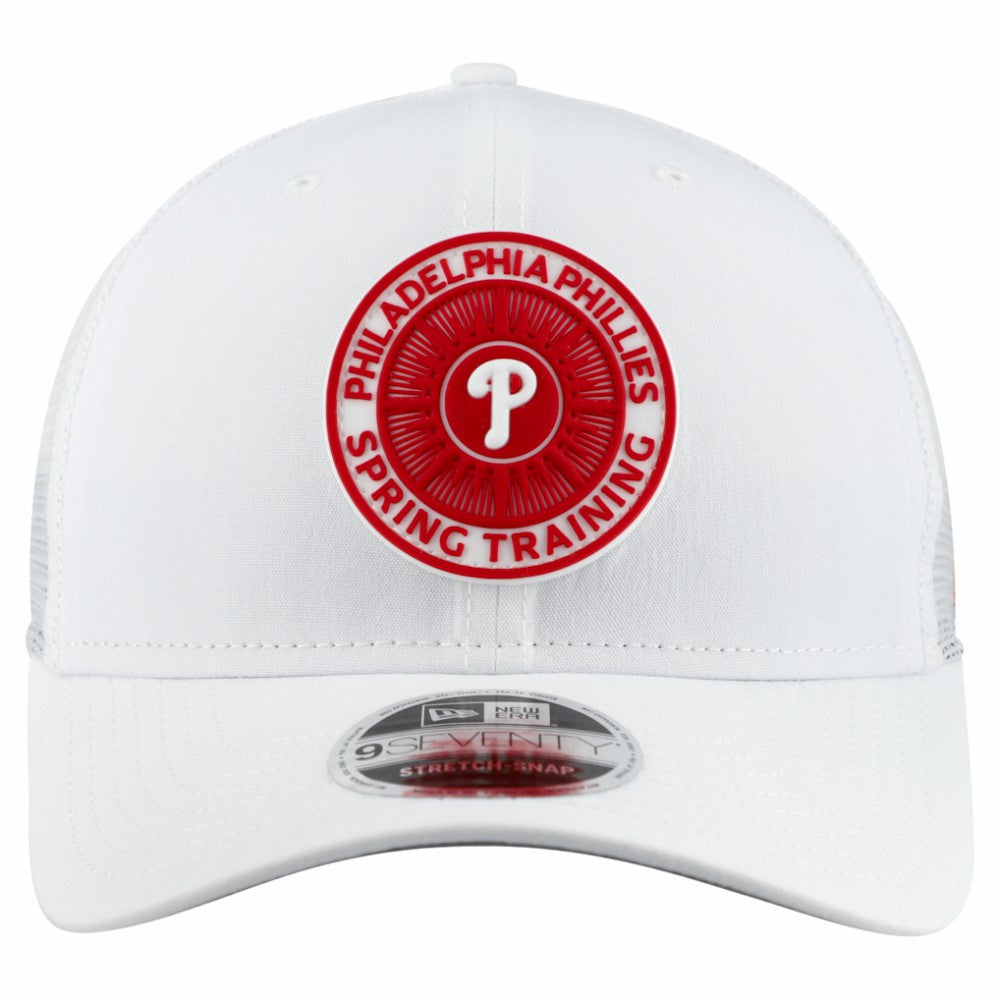 Philadelphia Phillies New Era 2026 Spring Training Fan Pack 9SEVENTY Adjustable Trucker Hat On Sale