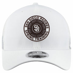 San Diego Padres New Era 2026 Spring Training Fan Pack 9SEVENTY Adjustable Trucker Hat Lifestyle