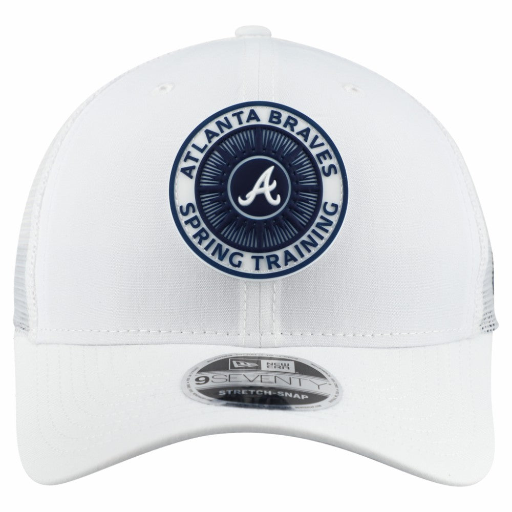 Atlanta Braves New Era 2026 Spring Training Fan Pack 9SEVENTY Adjustable Trucker Hat On Sale