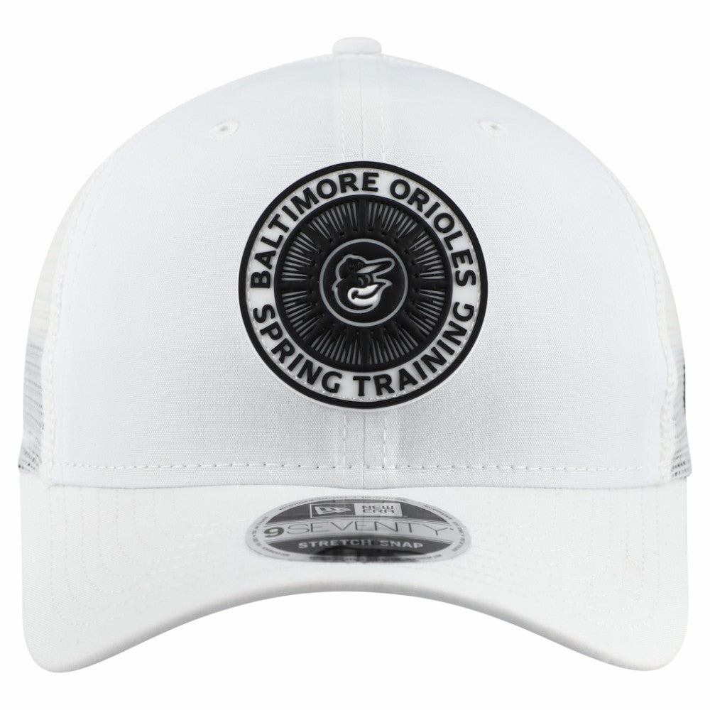 Baltimore Orioles New Era 2026 Spring Training Fan Pack 9SEVENTY Adjustable Trucker Hat for sale