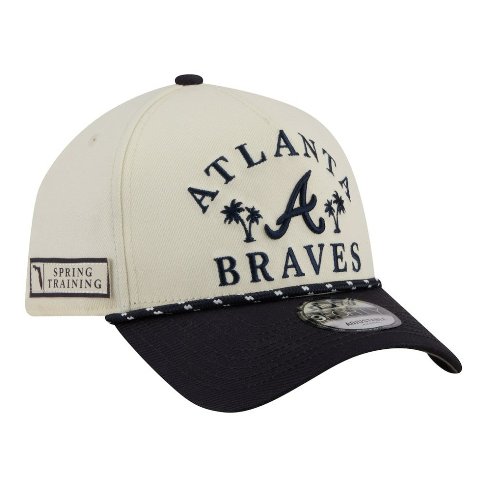 Atlanta Braves New Era 2026 Spring Training Fan Pack Rope A-Frame 9FORTY Adjustable Hat discount