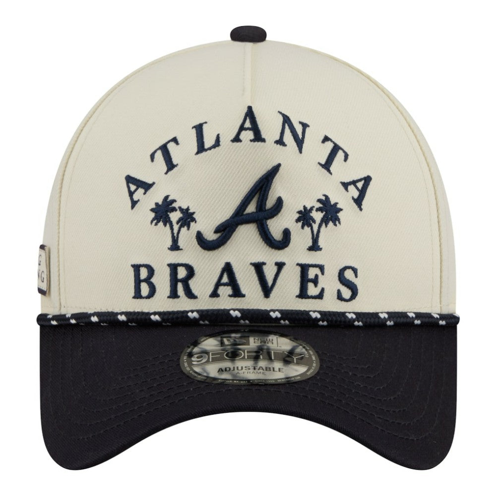 Atlanta Braves New Era 2026 Spring Training Fan Pack Rope A-Frame 9FORTY Adjustable Hat discount