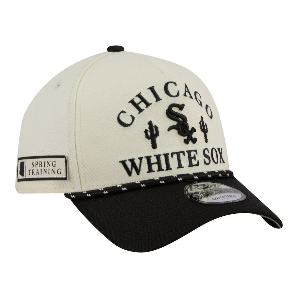 Chicago White Sox New Era 2026 Spring Training Fan Pack Rope A-Frame 9FORTY Adjustable Hat for sale