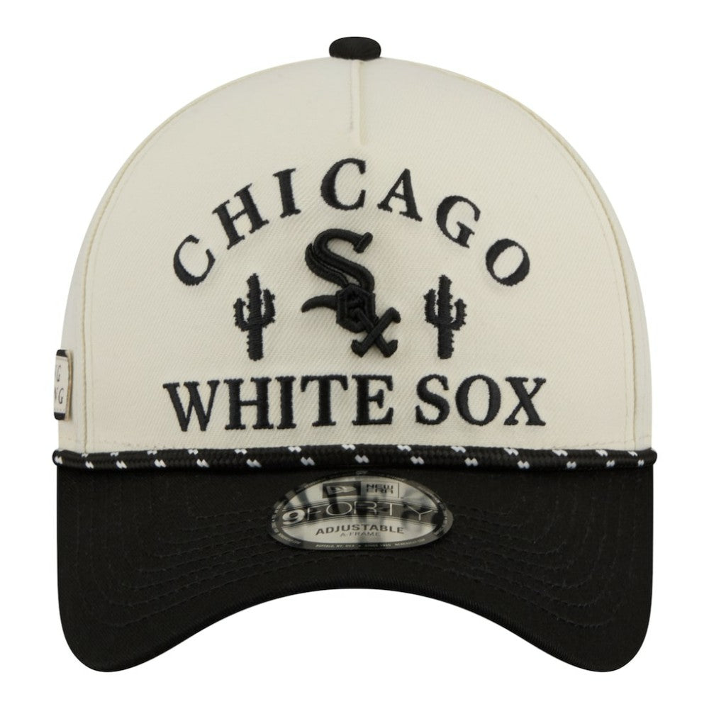 Chicago White Sox New Era 2026 Spring Training Fan Pack Rope A-Frame 9FORTY Adjustable Hat for sale