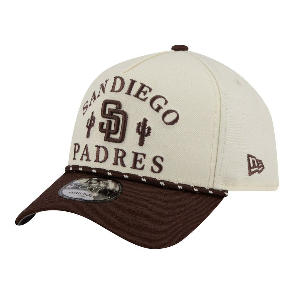 San Diego Padres New Era 2026 Spring Training Fan Pack Rope A-Frame 9FORTY Adjustable Hat Sale