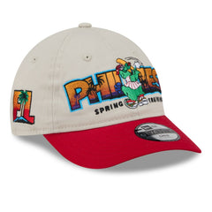 Philadelphia Phillies New Era Youth 2026 Spring Training Fan Pack Batter 9TWENTY Adjustable Hat Lifestyle