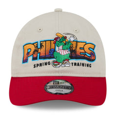 Philadelphia Phillies New Era Youth 2026 Spring Training Fan Pack Batter 9TWENTY Adjustable Hat Lifestyle