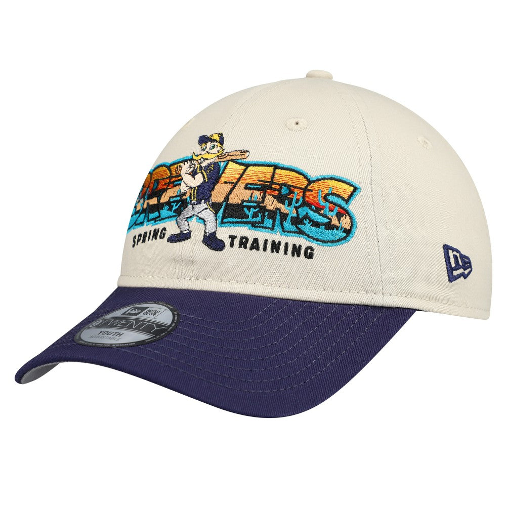 Milwaukee Brewers New Era Youth 2026 Spring Training Fan Pack Batter 9TWENTY Adjustable Hat Online