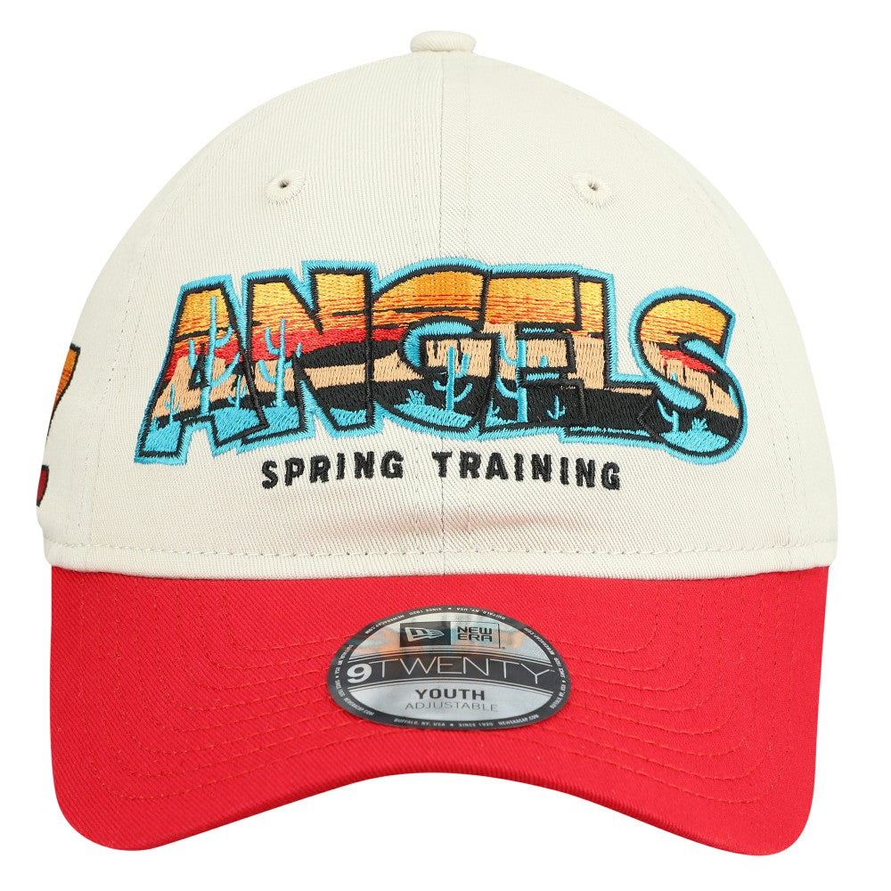 Los Angeles Angels New Era Youth 2026 Spring Training Fan Pack Batter 9TWENTY Adjustable Hat Sale