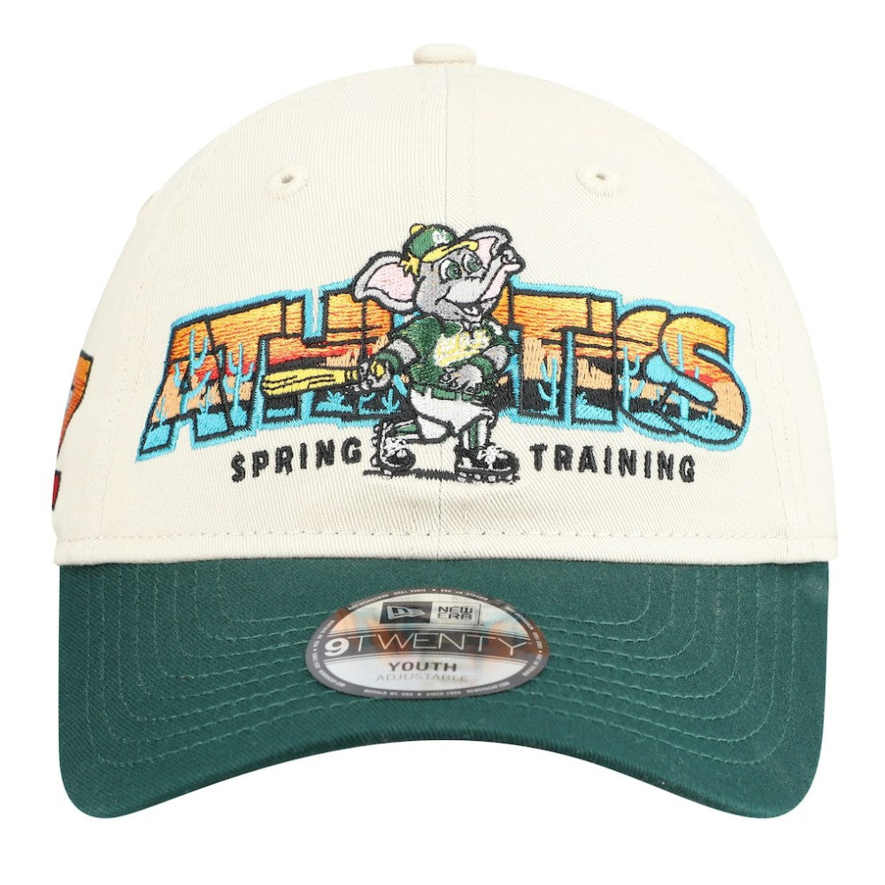 Athletics New Era Youth 2026 Spring Training Fan Pack Batter 9TWENTY Adjustable Hat discount
