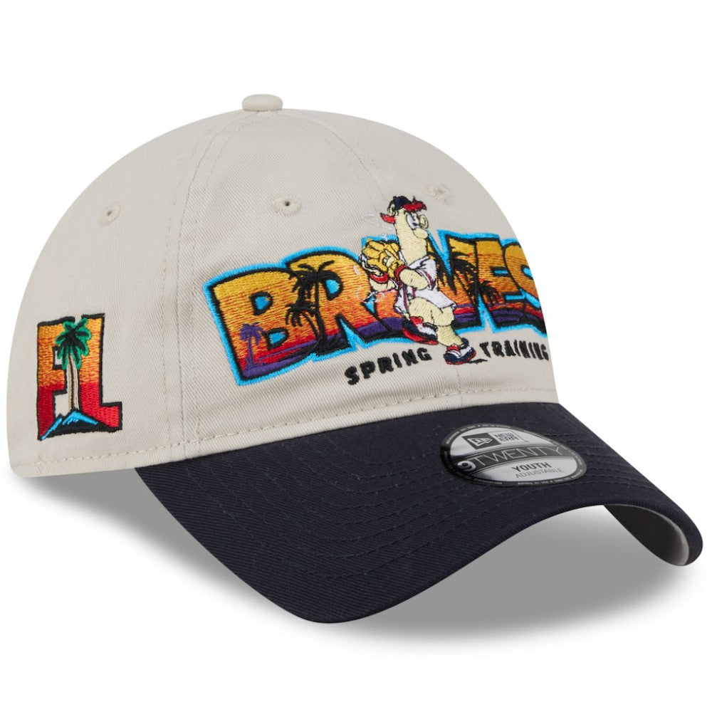 Atlanta Braves New Era Youth 2026 Spring Training Fan Pack Batter 9TWENTY Adjustable Hat Sale