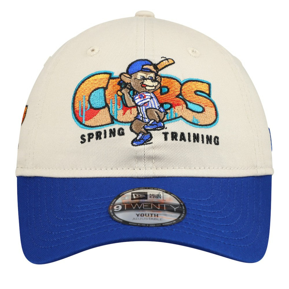 Chicago Cubs New Era Youth 2026 Spring Training Fan Pack Batter 9TWENTY Adjustable Hat On Sale