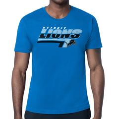 Detroit Lions Starter Logo Push Graphic T-Shirt Blue - NFL