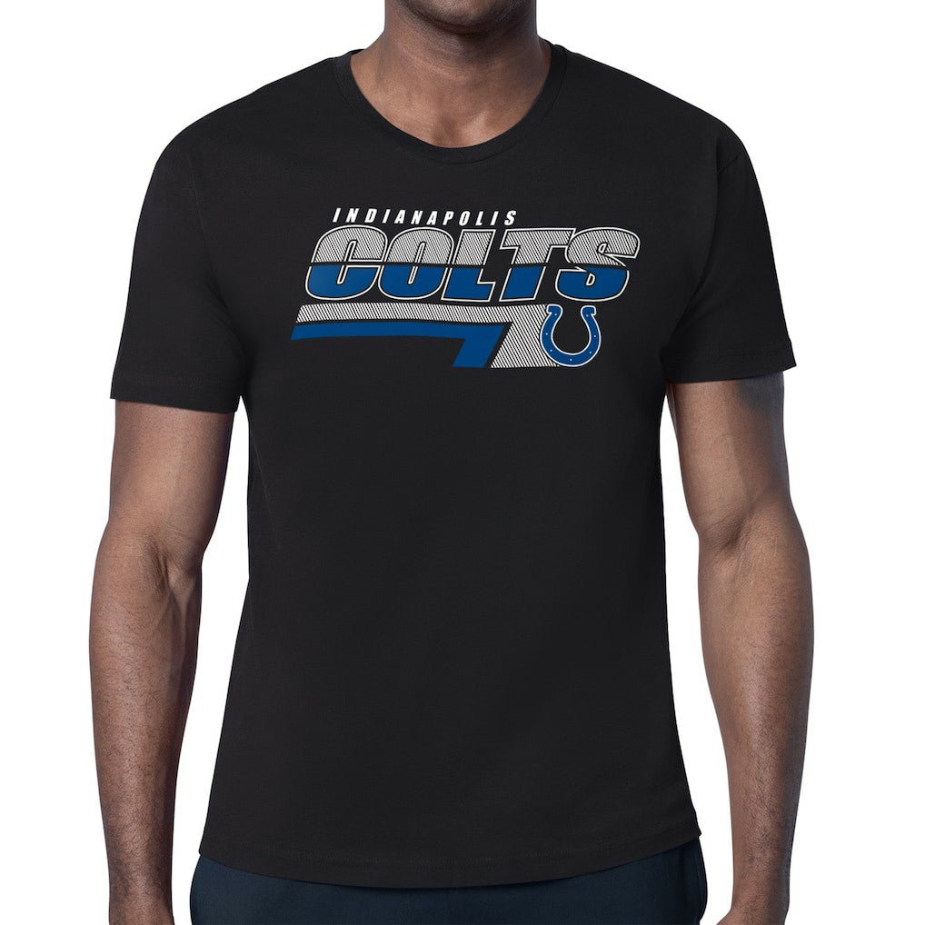Indianapolis Colts Starter Logo Push Graphic T-Shirt Black - NFL