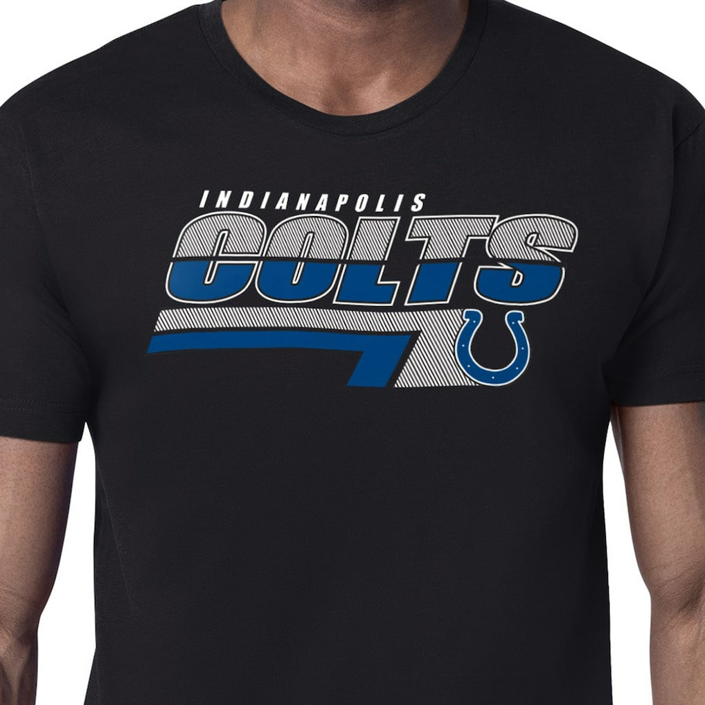 Indianapolis Colts Starter Logo Push Graphic T-Shirt Black - NFL