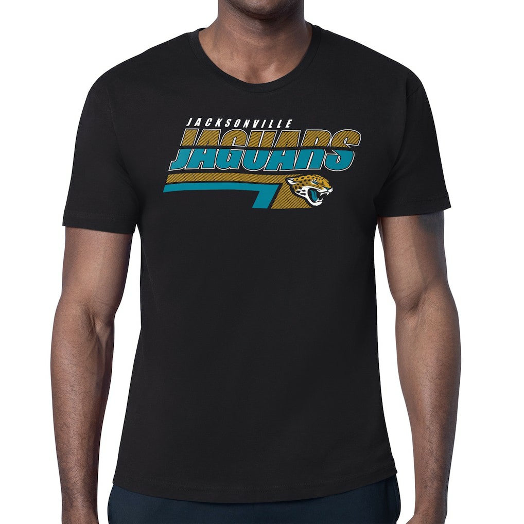 Jacksonville Jaguars Starter Logo Push Graphic T-Shirt Black - NFL