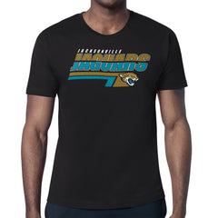 Jacksonville Jaguars Starter Logo Push Graphic T-Shirt Black - NFL