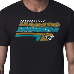 Jacksonville Jaguars Starter Logo Push Graphic T-Shirt Black - NFL